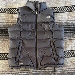 The North Face Charcoal Puffer Vest